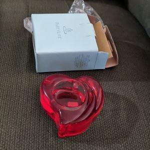 Partylite Red Heart Tealight Holder